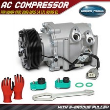 Ac Compressor With 6-groove Pulley For Honda Civic 2002-2005 L4 1.7l Acura El