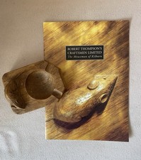 Robert ‘Mouseman’ Thompson Ashtray/Pin Tray plus Descriptive Pamphlet
