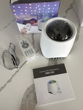 LED Galaxy Stary Night Light Projector Ocean Star With Music And Bluetooth