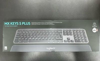 LOGITECH MX Keys S Plus für Windows PC, Linux, Chrome, Mac, Tastatur,  kabellos