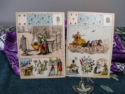 Lenormand 53 card deck circa 1945
