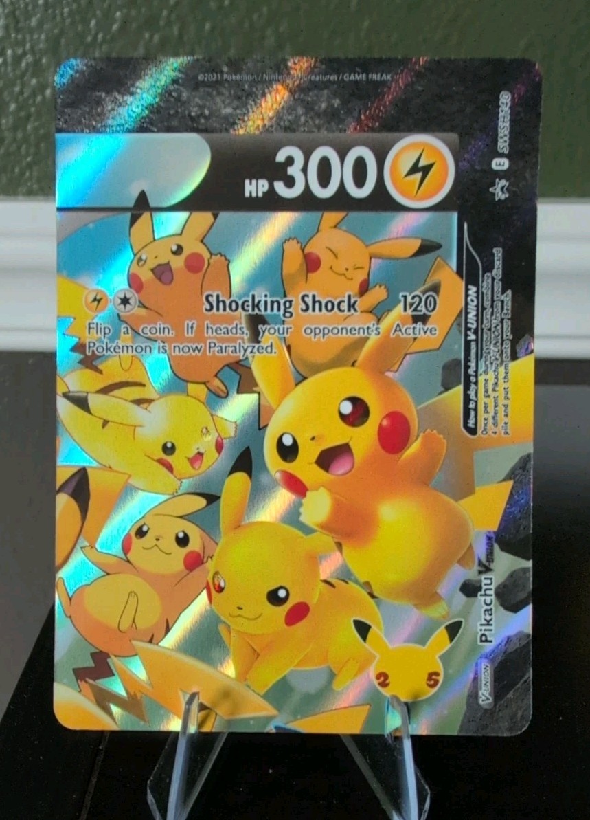 Pikachu V-Union SWSH140 SWSH: Sword & Shield Promo Cards Holo