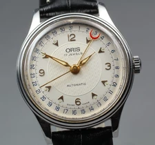"Exc+5" Vintage ORIS Pointer 7458-40 Date 31mm Automatic Men's Watch From Japan