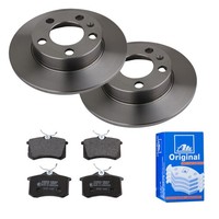 ATE Bremsscheiben Ø230MM + BremsbelÄGe Hinten FÜR VW Golf IV Bora Seat Toledo