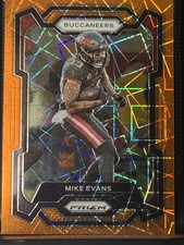 2023 Mike Evans PRIZM Orange Lazer