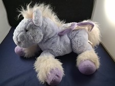 Vtg Animal Alley Purple Winged Pegasus Horse Pony Plush Commonwealth Toy 18FB
