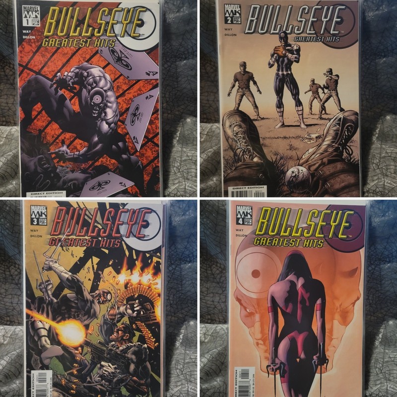 Bullseye Greatest Hits Comic Lot 1 2 3 4 Marvel Comics Daredevil