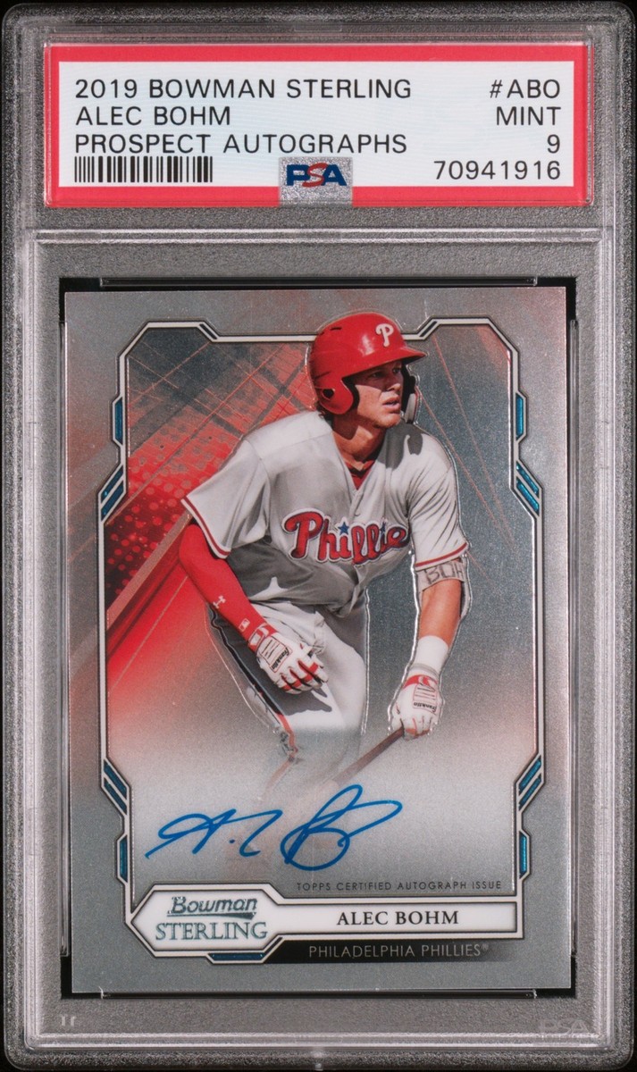 2019 Bowman Alec Bohm Auto Gold 10枚限定 SP 2019 Bowman Alec