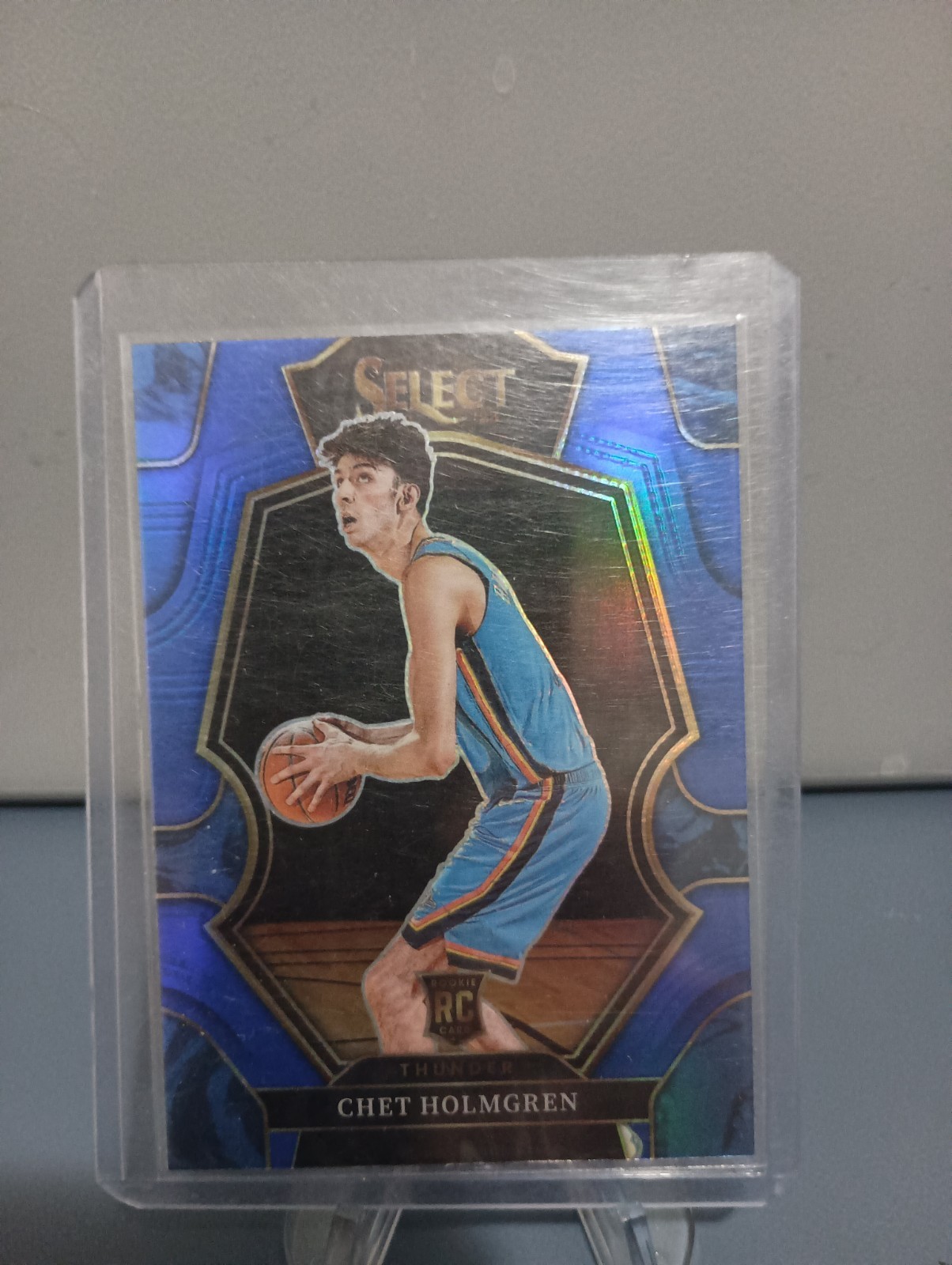 2022-23 Panini Select Premier Level Chet Holmgren #196 Blue Prizm (RC)