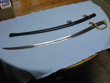 M-1840 1864 Ames A.D.K. US. Mass Union Civil War Cavalry Sword Saber w Scabbard
