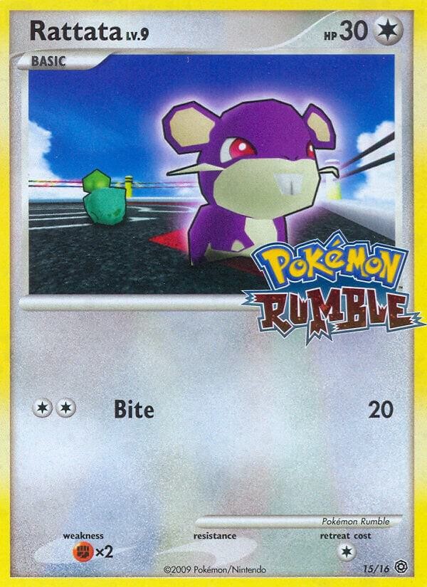 Heavy Play x 1 Rattata - 15/16 - Pokemon Rumble Pokemon Rumble