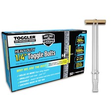 TOGGLER SnapToggle Toggle Anchors, Zinc Plated Steel Channel, Made in USA, 3/8