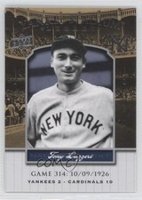 2008 Upper Deck Yankee Stadium Legacy Tony Lazzeri #YSL314 HOF q4j