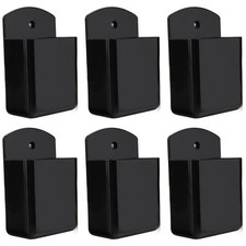 Pack of 6 Self Adhesive TV Air Conditioner Remote Control Holder Wall Mount S...