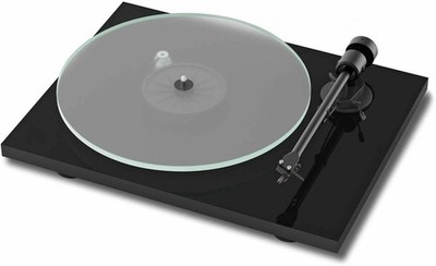 Pro-Ject T1 Einstiegs Plattenspieler - Schwarz, Ortofon OM5E, Neu!