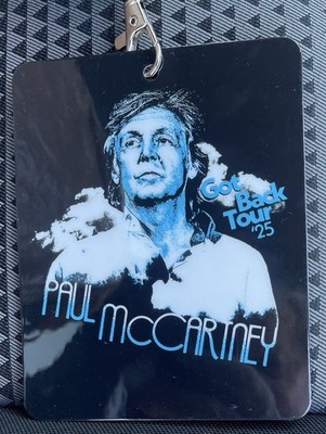 PAUL MCCARTNEY OFFICIAL MERCH LAMINATE Got Back 2025 North