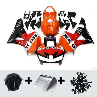 Red Orange Black Fairings for Honda 2013-2020 CBR600RR F5 Injection Body Work