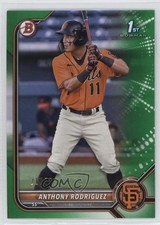 2022 Bowman Prospects Green Border 21/99 Anthony Rodriguez #BP-26 0i4k