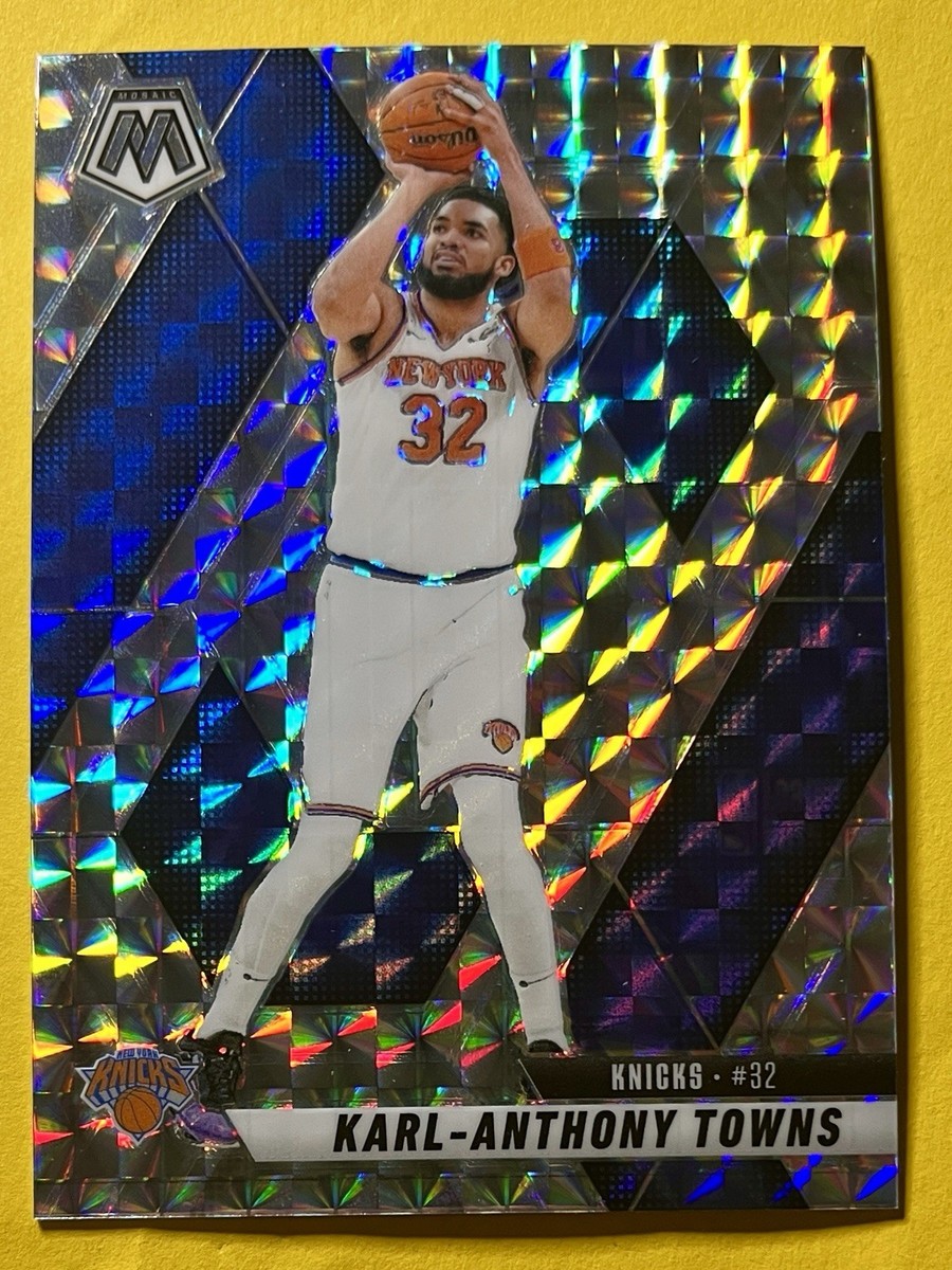Karl Anthony-Towns 2024-25 Panini Mosaic NBA SILVER MOSAIC PRIZM