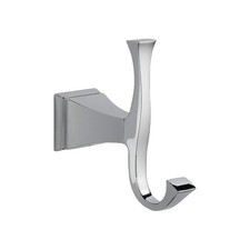 Delta Dryden Double Wall Mount Robe Towel Hooks, Polished Chrome