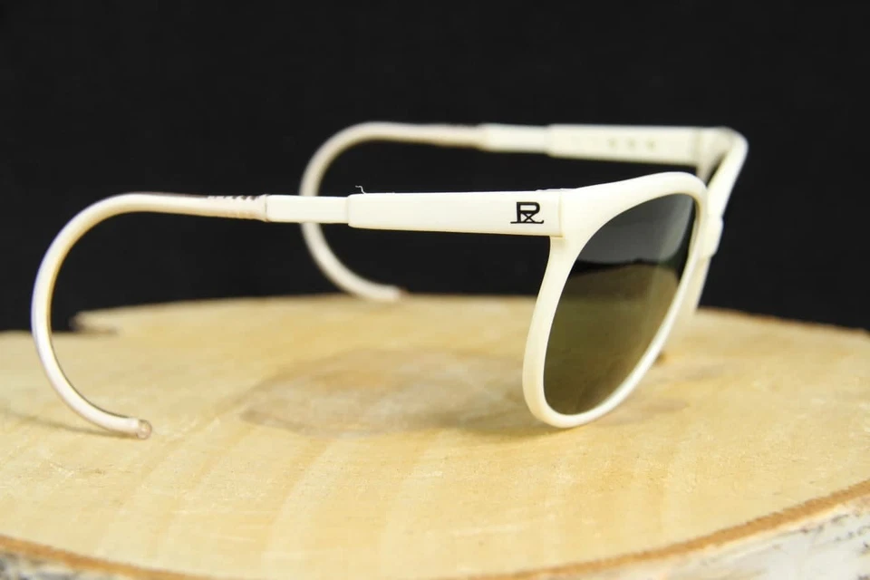 Gafas de sol vintage Vuarnet 002 blanco glaciar gancho con cable PX3000 lentes minerales 359 $ Foto 2 de 4