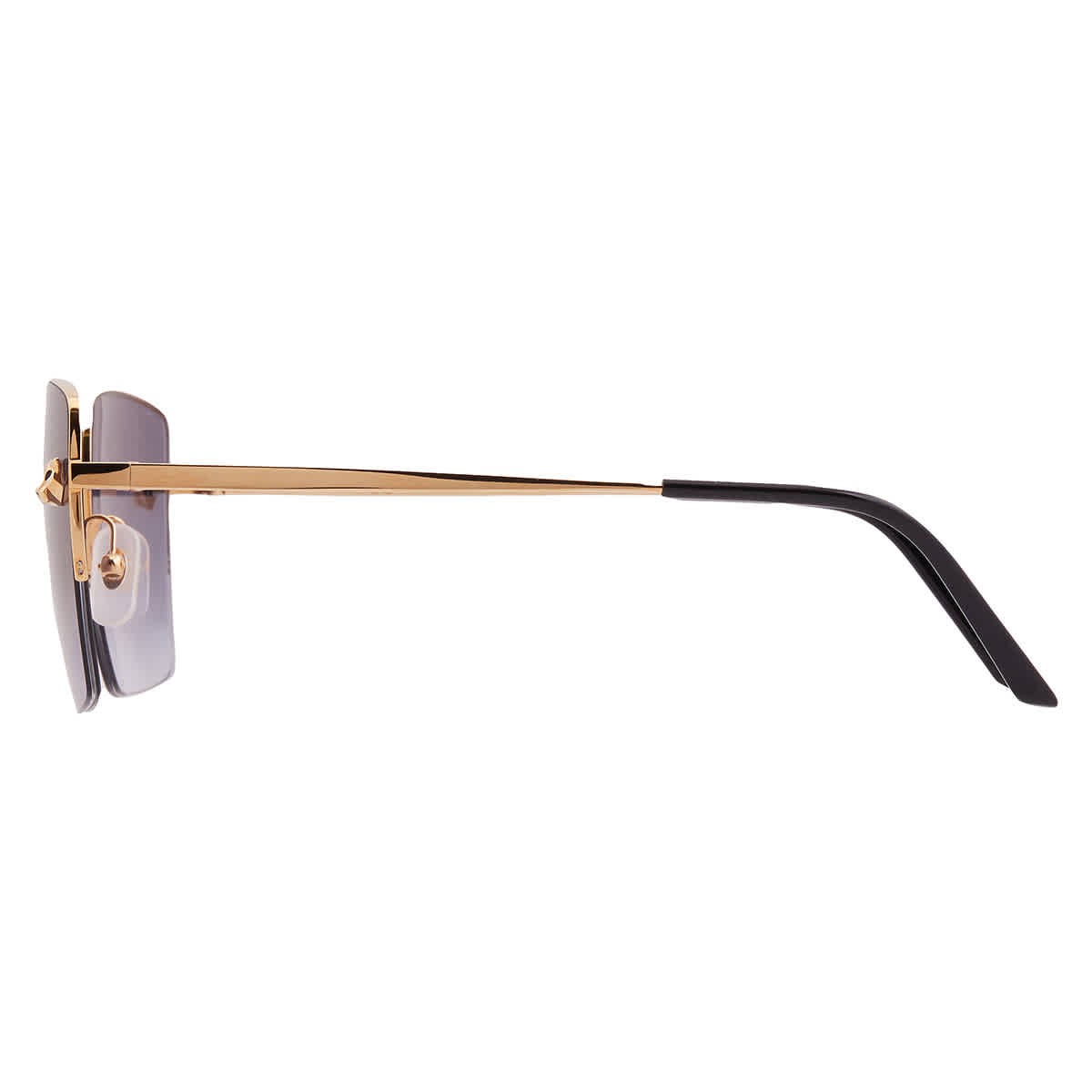Cartier Panthere de Cartier Grey Gradient Rectangular Ladies Sunglasses CT0333S image 4
