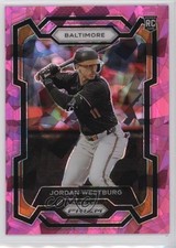 2024 Panini Prizm Pink Ice Prizm Jordan Westburg #52 15t1