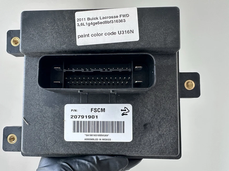 Unidad de módulo de control de flujo de bomba de combustible Buick Lacrosse 2010-2012 ECU ECM fabricante original Foto 2 de 4