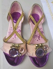 Disney Rapunzel Disfraz Zapatos Enredados 13/1 EE. UU. Púrpura y Dorado