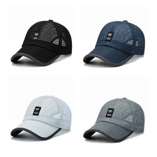 Men's Breathable Mesh Baseball Cap Summer Outdoor Hat Trucker Cap Gym Fun Gift