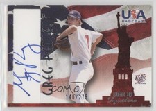 2007 USA Baseball National Signature Blue Ink 146/275 Greg Peavey #A-39 Auto 1k5