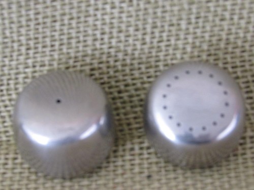 Vintage Georg Jensen Design Henning Koppel Salz Pfeffer Set Edelstahl Set - Bild 2 von 5