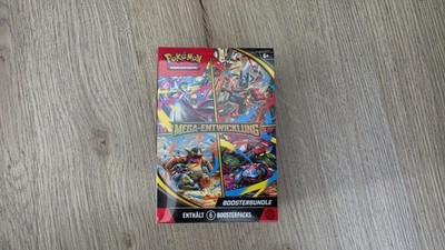 Pokémon TCG Boosterbundle - Mega Entwicklung 6 Booster NEU OVP SEALED