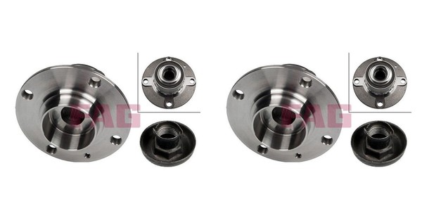 FAG 2X Radnabe Radlagersatz Vorderachse FüR VW Lupo Audi A2 6X1 6E1 8Z0-image