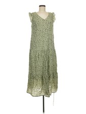 NWT Simply Vera Vera Wang Women Green Casual Dress M