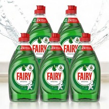 5 x Fairy Original Washing Up Liquid 320ml Bottles Powerful Grease-Cutting...  7.21 per litre