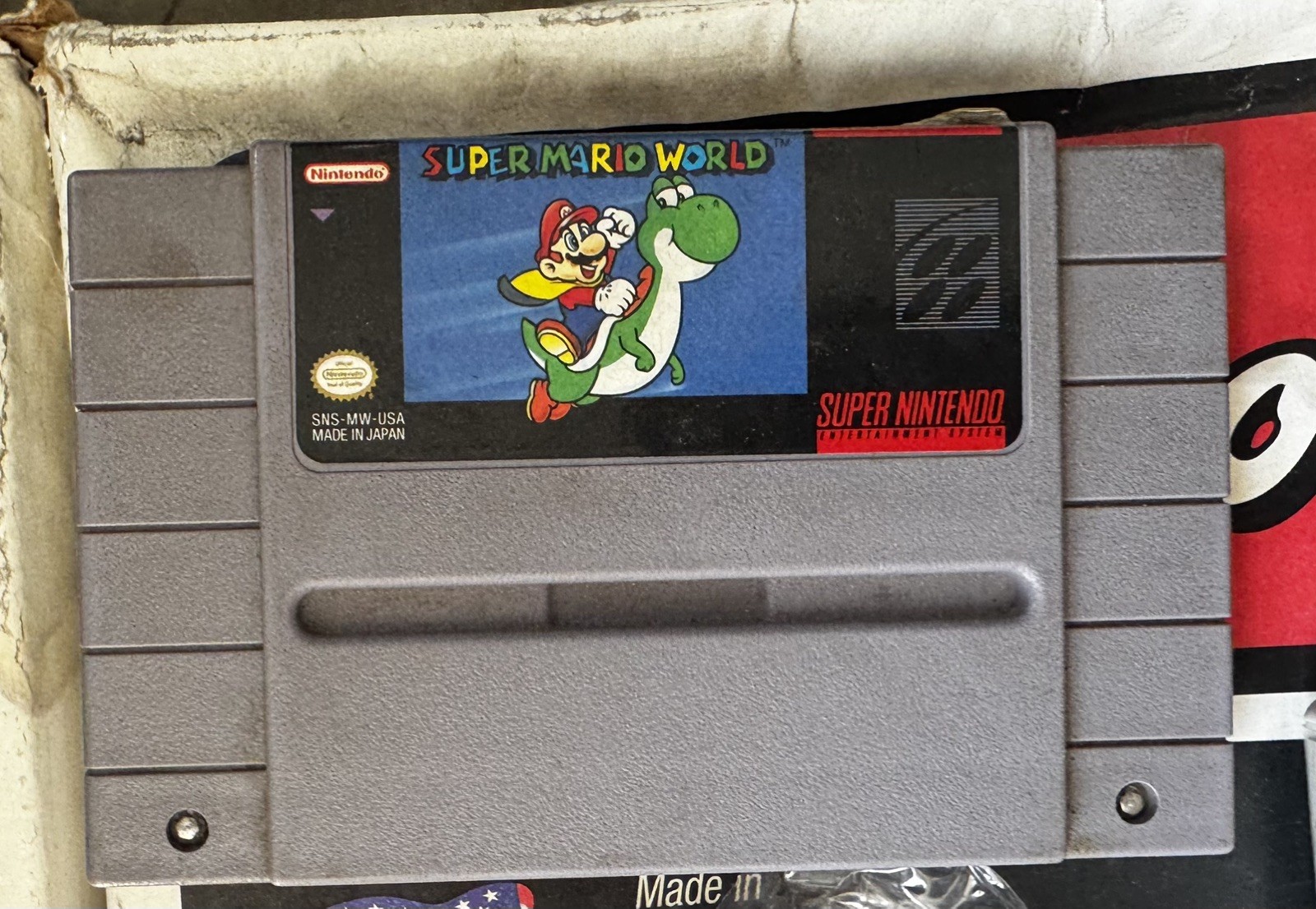 Super Mario World Nintendo SNES 1991 Players Choice  Game