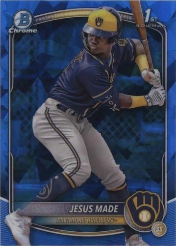 2025 Bowman Chrome Prospect Purple Ray Wave /250 JESUS MADE 