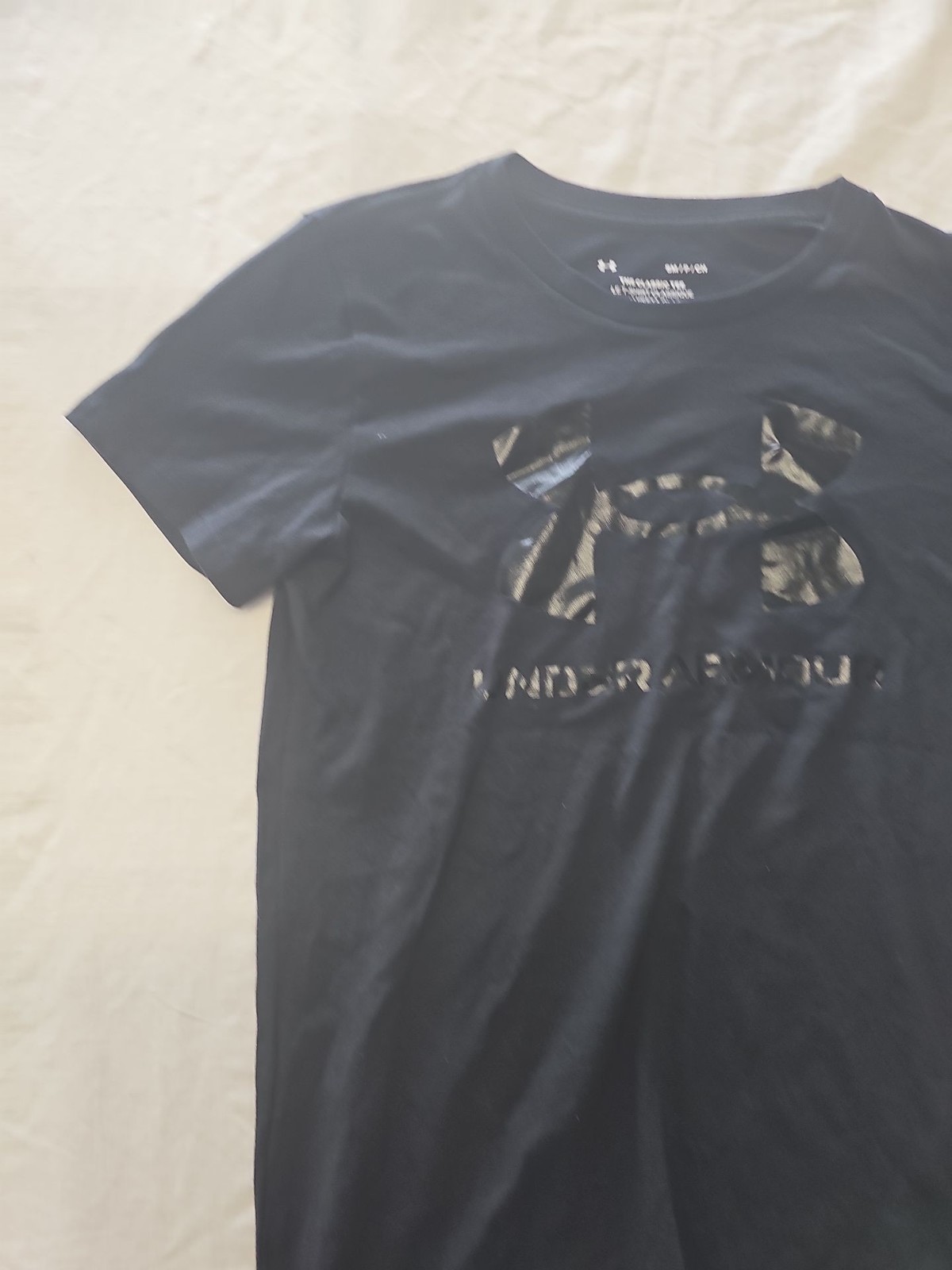 Under Armour 'The Classic Tee' Black Logo T-Shirt - Size Small image 2