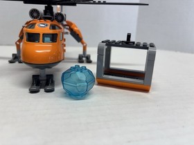 Lego City Arctic Helicrane Set 60034 Retired Complete W/Mini-figs