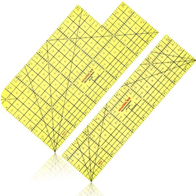 Weewooday 2 Pcs Hot Iron Ruler Hot Ironing Measuring Ruler For Sewing 
