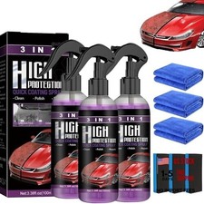 3Pcs Car Coating Spray, High Protection 3 in 1 Spray, 3 in 1 High Protection