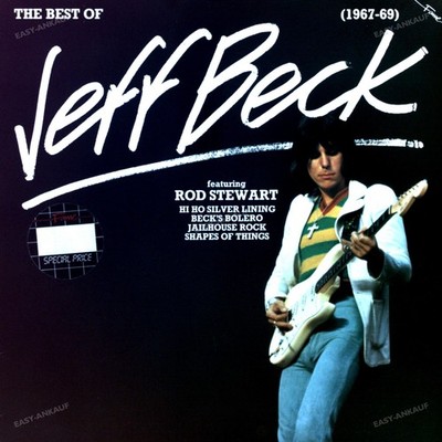 Jeff Beck Featuring Rod Stewart - The Best Of Jeff Beck (1967-69) LP (VG+) ''