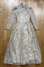 Vintage Lace Gunne Sax Scott Mcclintock Dress With Slip