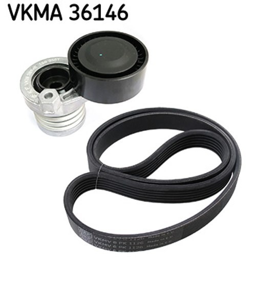Multi-ribbed V-belt kit VKMA 36146 SKF for RENAULT DACIA NISSAN MERCEDES-BENZ - Image 10