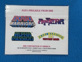 ORIGINAL Nintendo NES IRON TANK Instruction Booklet Manual Book Only