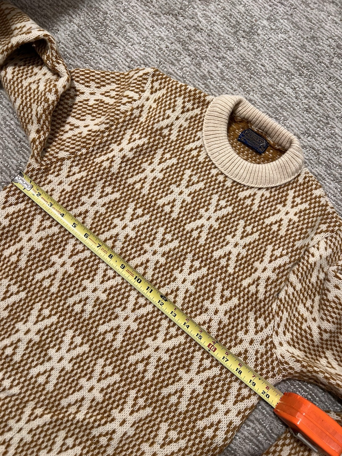 Vintage Pendleton Sweater, Wool, Large, Amazing P… - image 3