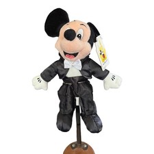 Disney Walt Disney World Groom Mickey Mouse Bean Bag Plush Tuxedo Wedding New w/