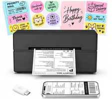 Thermal Shipping Label Printer 4x6 Bluetooth Label Maker