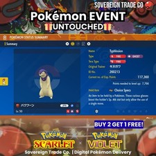 Yuma Kinugawa’s Hisuian Typhlosion Mystery Gift Scarlet Violet